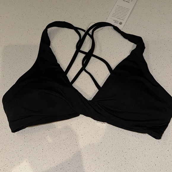 Sunshine V Neck Bikini Twist Front Tops Criss Cross Back - Picture 7 of 7